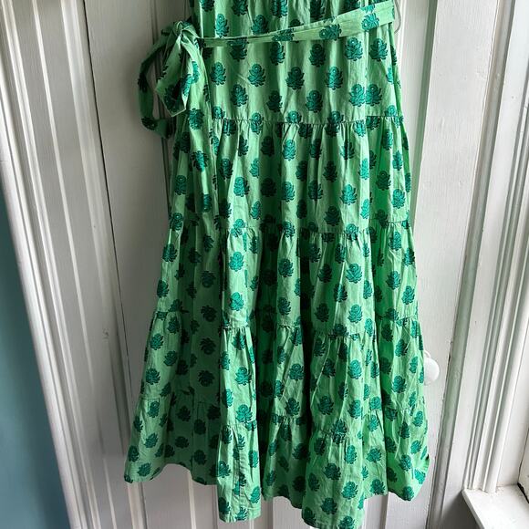 The Printfresh x Paper & Pencil Co. Zinnia Tiered Popover Maxi Dress NWT - Picture 5 of 10